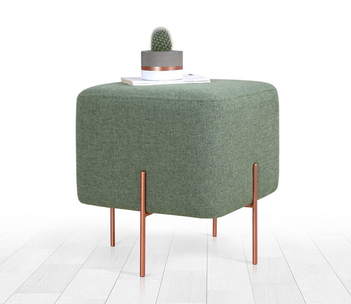 Atelier Del Sofa Puf Bohemio Verde Copper 52